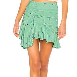 Majorelle Green Star skirt